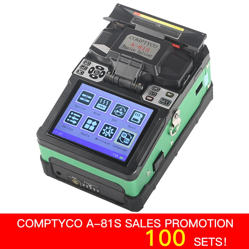 

COMPTYCO A-81S Automatic Intelligent Optical Fiber Fusion Splicer FTTH Optic Fiber Welding Splicing Machine Tools New product