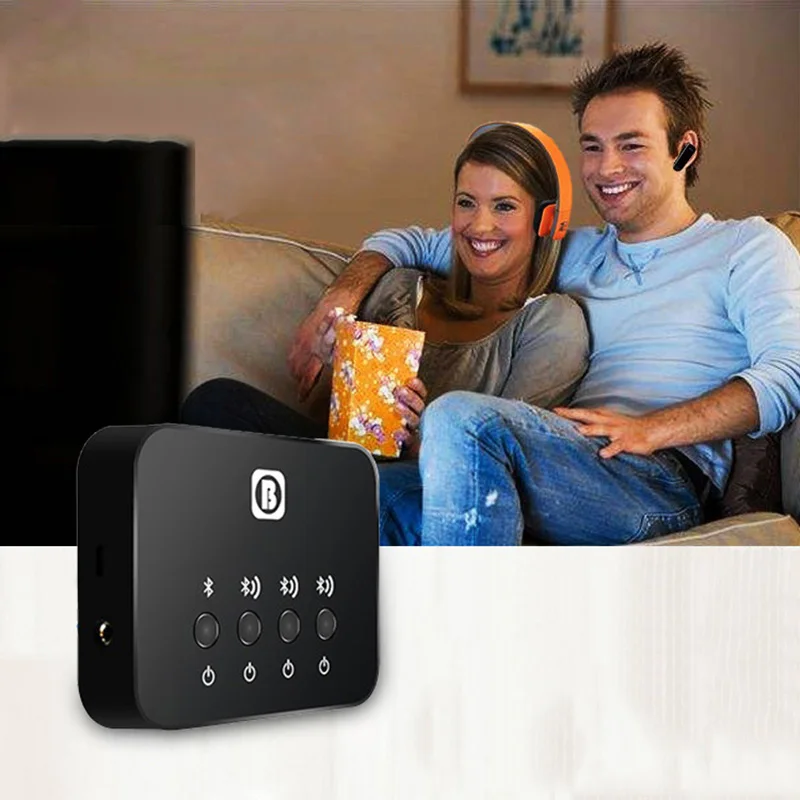 Kebidu Bluetooth передатчик приемник Bluetooth передатчик для телевизора Dual Link Беспроводной музыкальный аудио адаптер для наушников/динамика
