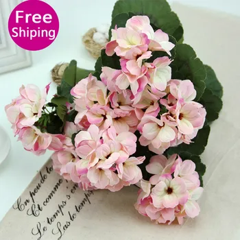 

1pc Multi Color Factory Direct Simulation Silk Begonia Flower Wedding Bouquet Fillers Home Decoration Crafts