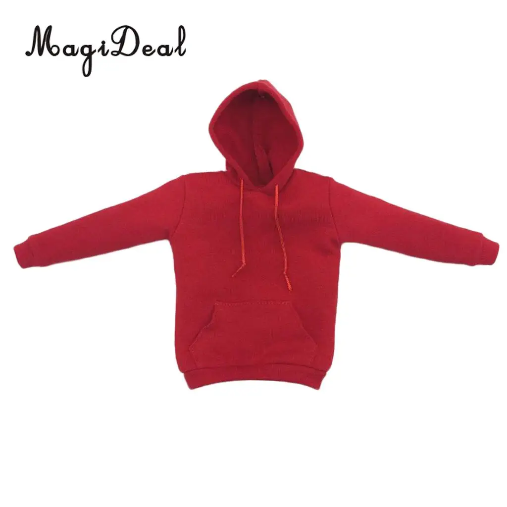 MagiDeal 1:6 Mens Outfit Sweatshirt Tops Hoodie Casual Sweater Hip  for 12