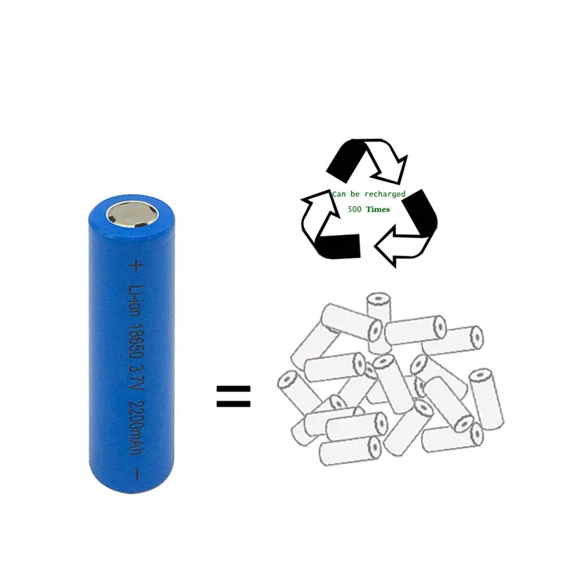 10 шт 18650 литиевая батарея 1800 mah 3,7 v литий-ионная аккумуляторная батарея без защиты