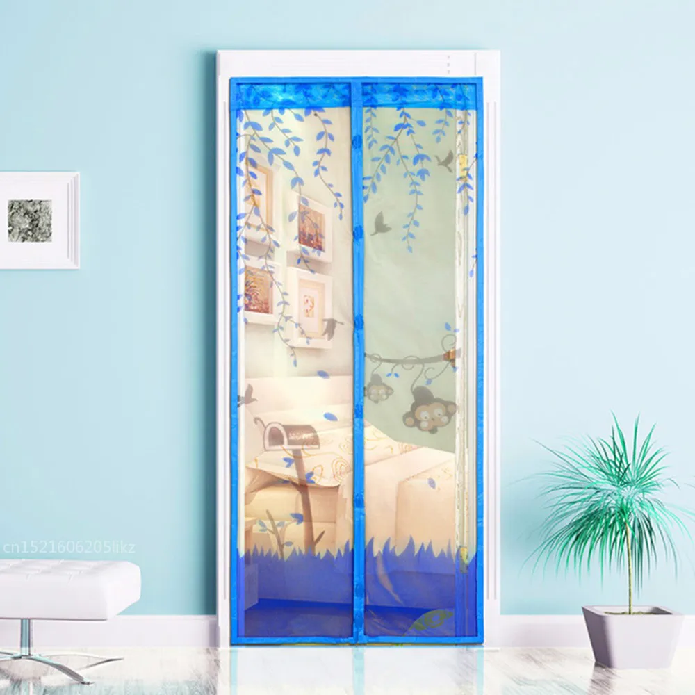Us 5 99 Cheap Magnetic Mesh Screen Door Mosquito Net Curtain Protect Kitchen Window Organza Screen Doors Curtain Automatic Room Divide In Window