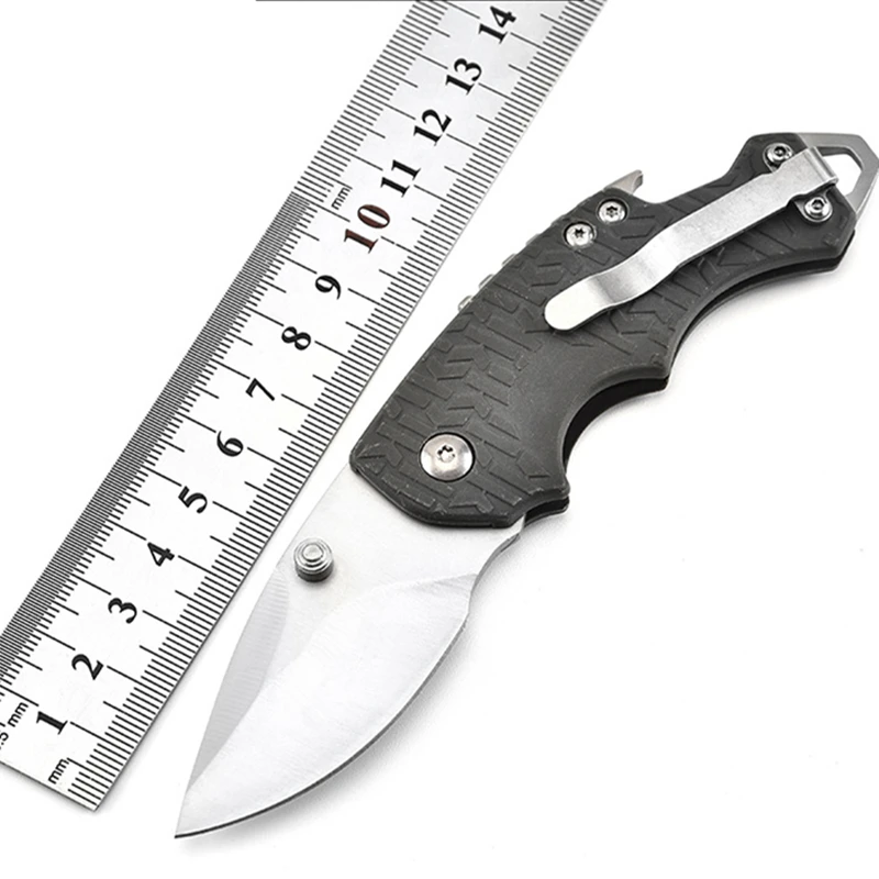 Лучший Нержавеющая сталь multi function нож Портативный складной нож Портативный нож Походный, инструмент охотничий нож памятный инструмент