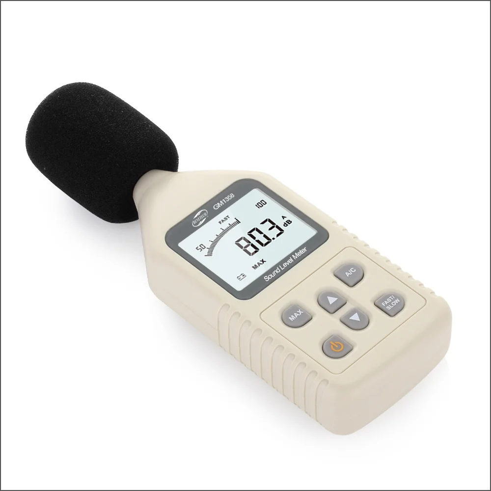 Измеритель уровня звука BENETECH GM1358 цифровой шумомер с диапазоном измерения 30 130