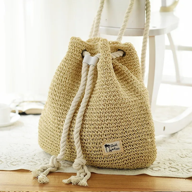 New-Fashion-Drawstring-Crochet-Straw-Beach-Bags-Summer-Women-Double-Shoulder-Bags-Floral-Pattern-Handmade-Straw-BP0005 (8)