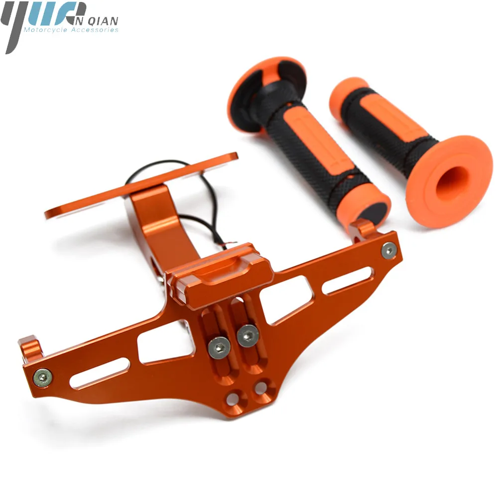 For KTM EXC EXCF 125 150 250 200 Motorcycle CNC License Plate Bracket