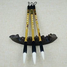 3 шт./упак. художника шерстяные поставки кисть картина колонковая кисть хобби Китайская каллиграфия студент для школьного для рисования