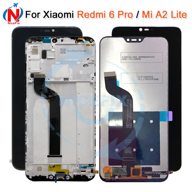 

For Xiaomi Redmi 6 Pro 6pro Mi A2 Lite LCD Display and Touch Screen digitizer With Frame 5.84" Repair For Xiaomi Redmi 6 Pro lcd