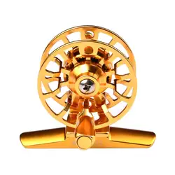 Рыболовная Катушка Fly катушечный подшипник полная металлическая муха диаметр рыболовное колесо диаметр золото серебро