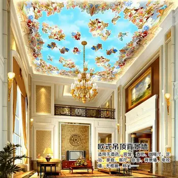

Custom photo 3d wallpaper Non-woven mural European medieval ceiling decoration painting 3d wall murals wallpaper for walls 3d