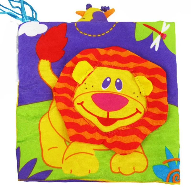 Baby Cloth Book Knowledge Around Multi-touch Multifunction Fun And Double Color Colorful Bed Bumper Baby Toys