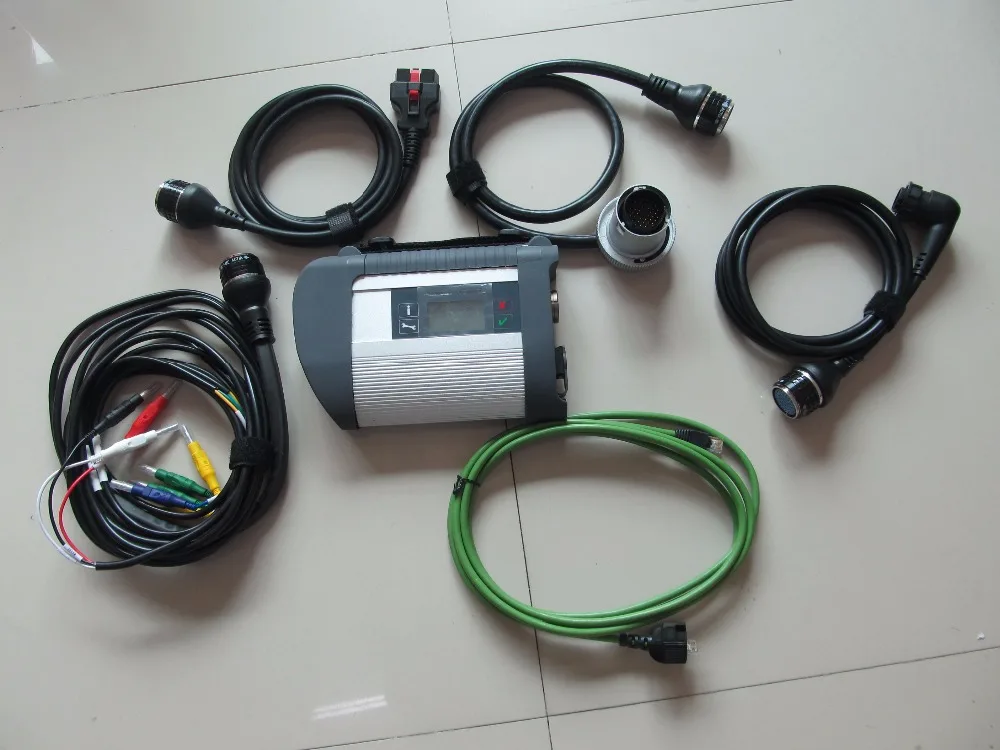  Mb star c4 multiplexor con cinco cables sin hdd herramienta de diagnóstico para autos y camiones y 
