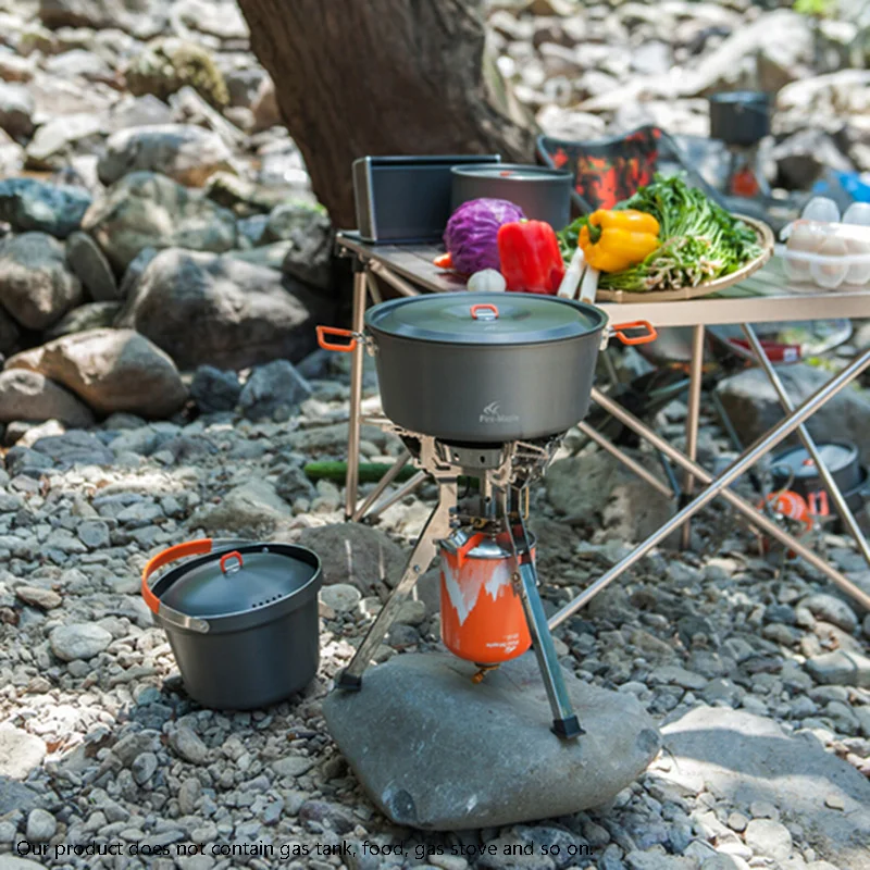 Fuego de arce SY fiesta olla de arroz 3L acampar al aire libre o Picnic portátil 4-6 personas olla grande con mango no fácil limpieza