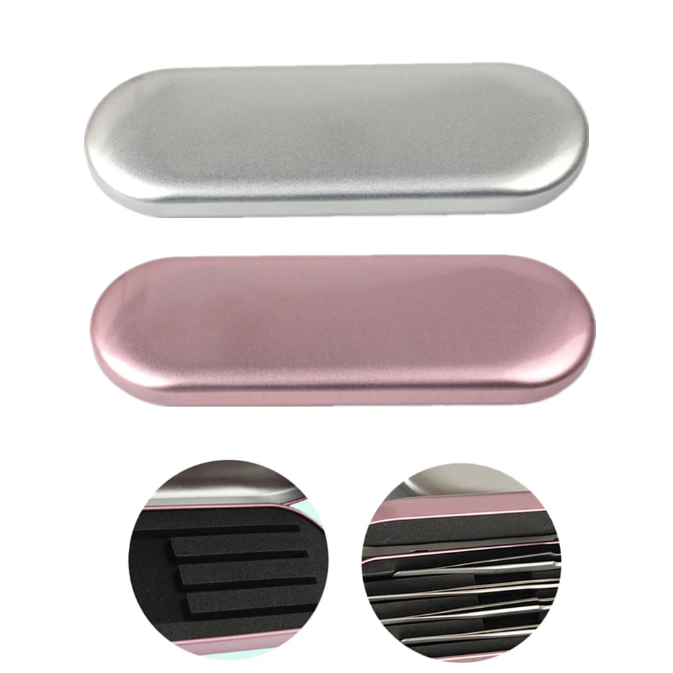 

Eyelash Extension Tweezers Storage Box Eyelash Brush Box Protective Brushes Pencil Eyeliner Cases Organizer Makeup Tools