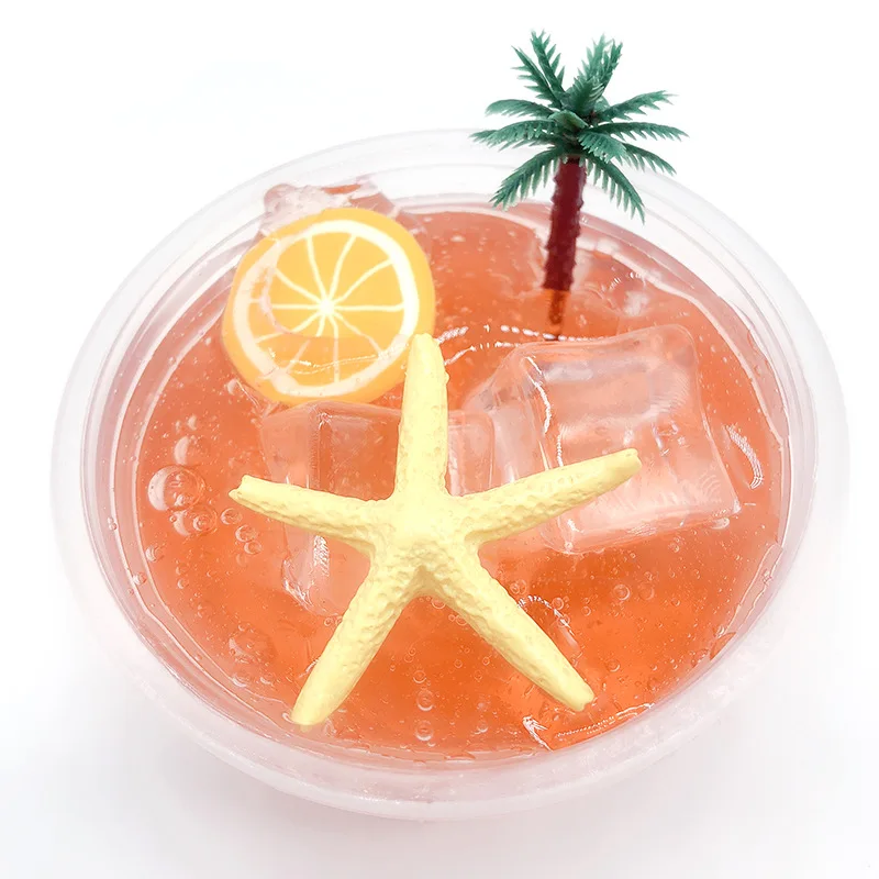 

Lemon Trees slime crystal toy with slime container modeling clay
