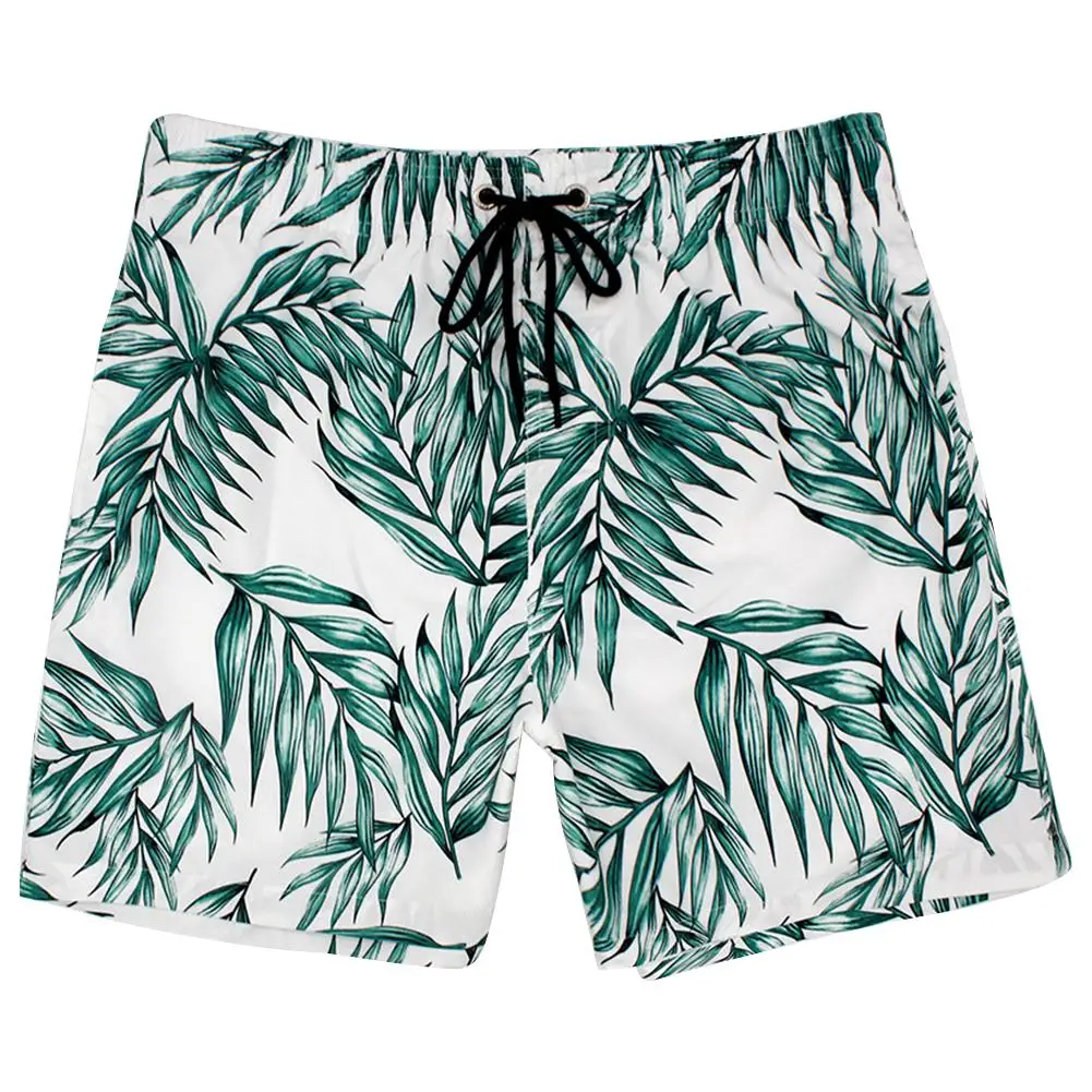 Пляжные шорты мужские шорты быстросохнущие шорты с принтом для плавания шорты для серфинга летние шорты с эластичной резинкой на талии для мужчин
