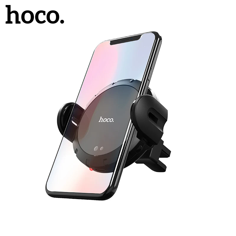 

HOCO Car Phone Holder infrared automatically open Air Outlet Support Rotation Dashboard 360Rotation Cell Phones Stand for iphone