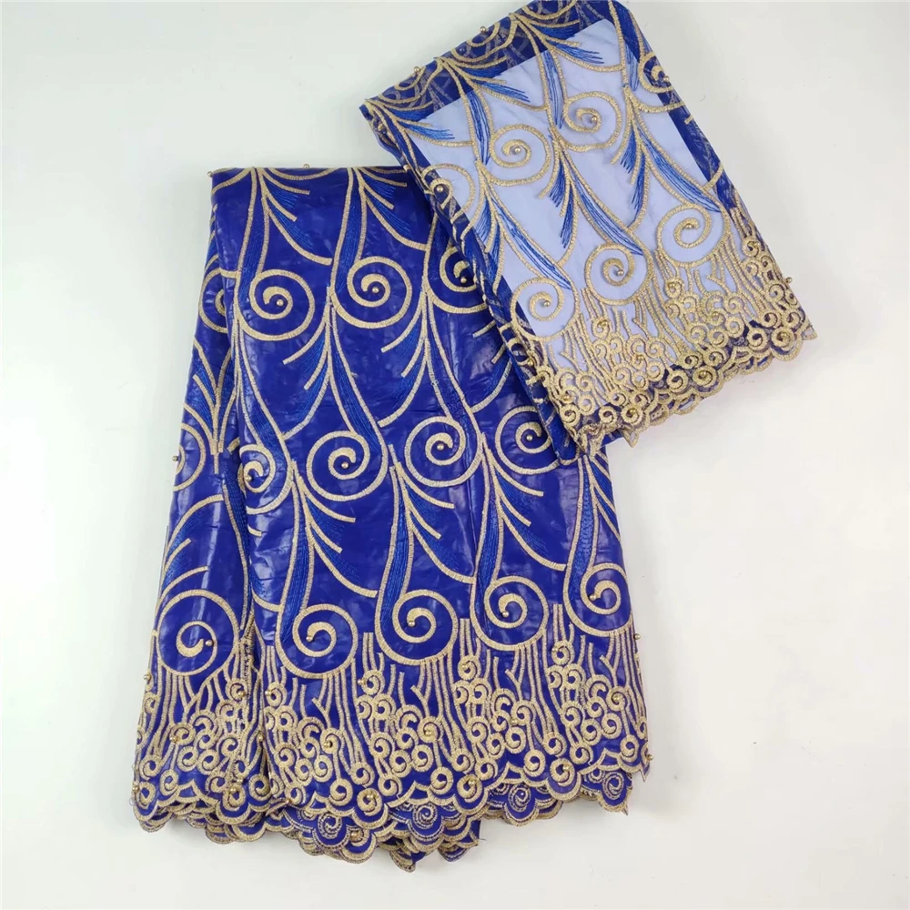 

7 Yards/pcs! African Bazin Lace Fabric 2018 High Quality Net Lace Fabric Bazin Riche Getzner Embroidery Evening Dresss