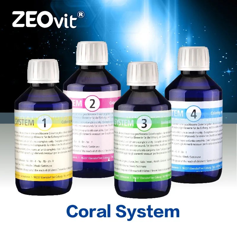 ZEOVit Коралловая система SPS LPS пищевой цвет улучшает морские элементы аквариум Риф