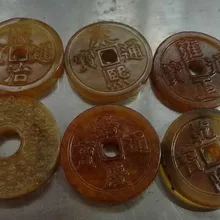 Ювелирные изделия Старый Нефритовый нефрит ручной резной Древний китайский кулон в форме монеты