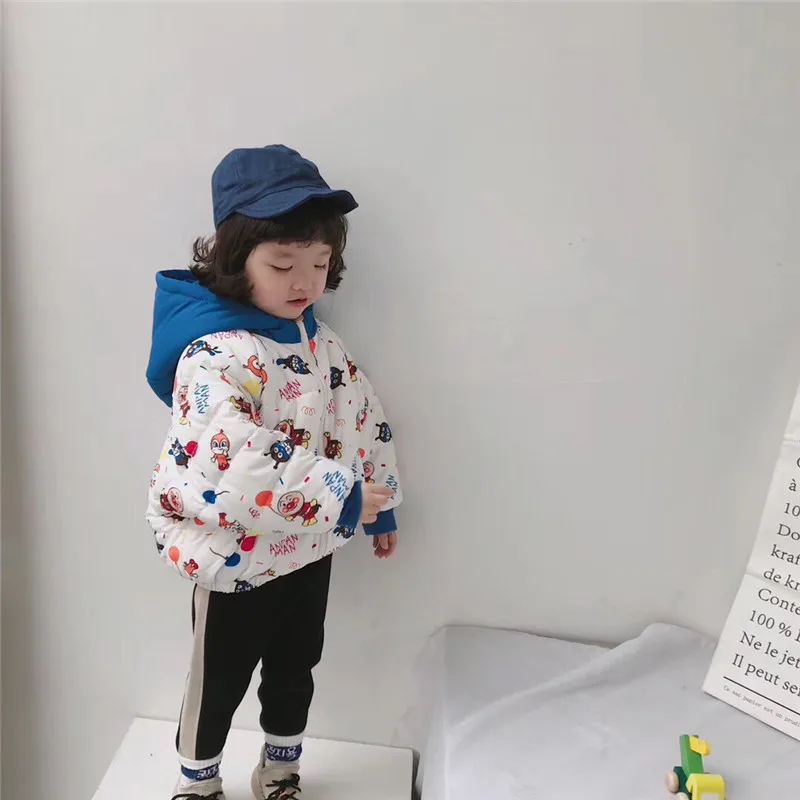 Celveroso Girls boys winter jackets fashion cartoon Clothing coat baby girl warm casual Outerwear Sesame Street Kids jackets