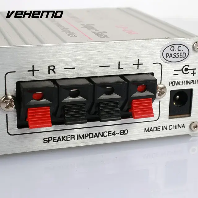 Special Price Vehemo Hi-Fi Stereo Audio Amplifier Automobile Car Amplifier Power Amplifier Portable Multi-Function Motorcycle Multichannel