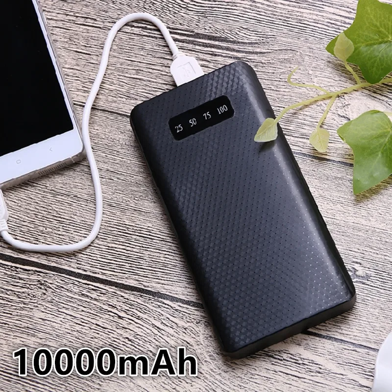 Hot 100 Original 10000mAh Power Bank Actual Capacity External Battery