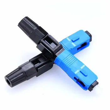 

500PCS/Box Factory price IR 0.3dB UPC fiber optic FTTH SC fast quick connector