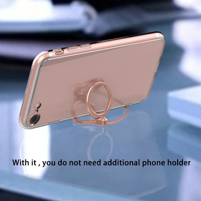 Sovawin крепкое металлическое кольцо на палец, держатель, портативное универсальное крепление для мобильного телефона, ручка на палец, ленивая пряжка, подставка для телефона