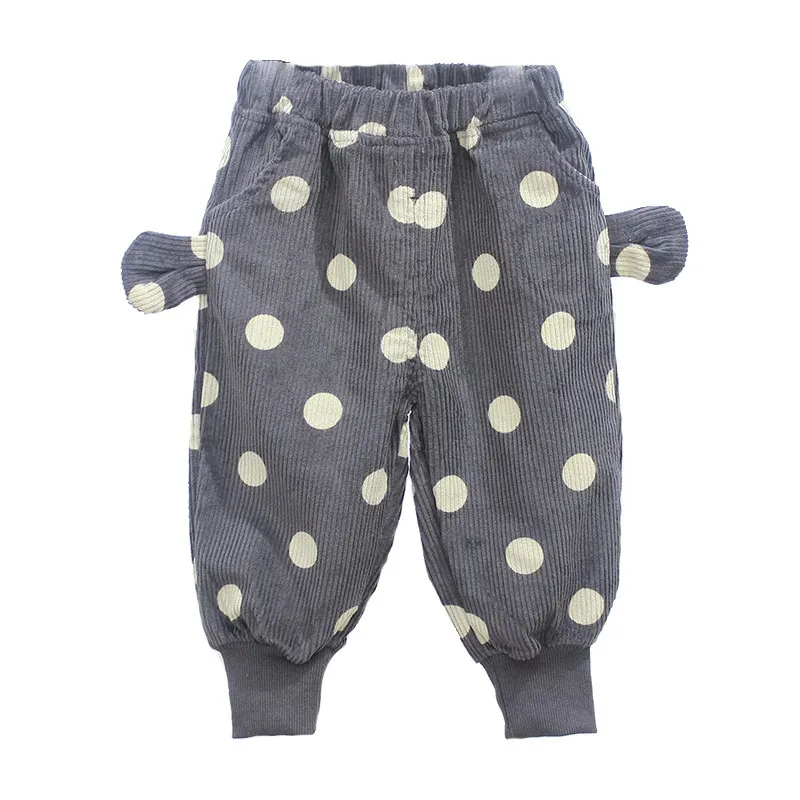 COOTELILI Fashion Girl Clothes 2 Years Girls Leggings For Kids Boys Pants 2018 Autumn Cute Dot Corduroy Children Pants 80-130cm (7)