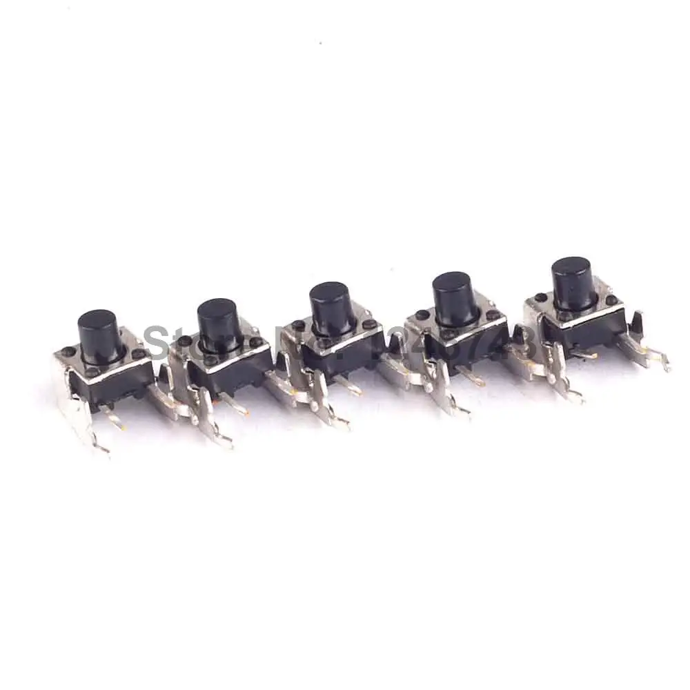 

50PCS 6*6*7mm with Frame Micro Switch Short-Touch Switch Button Switch