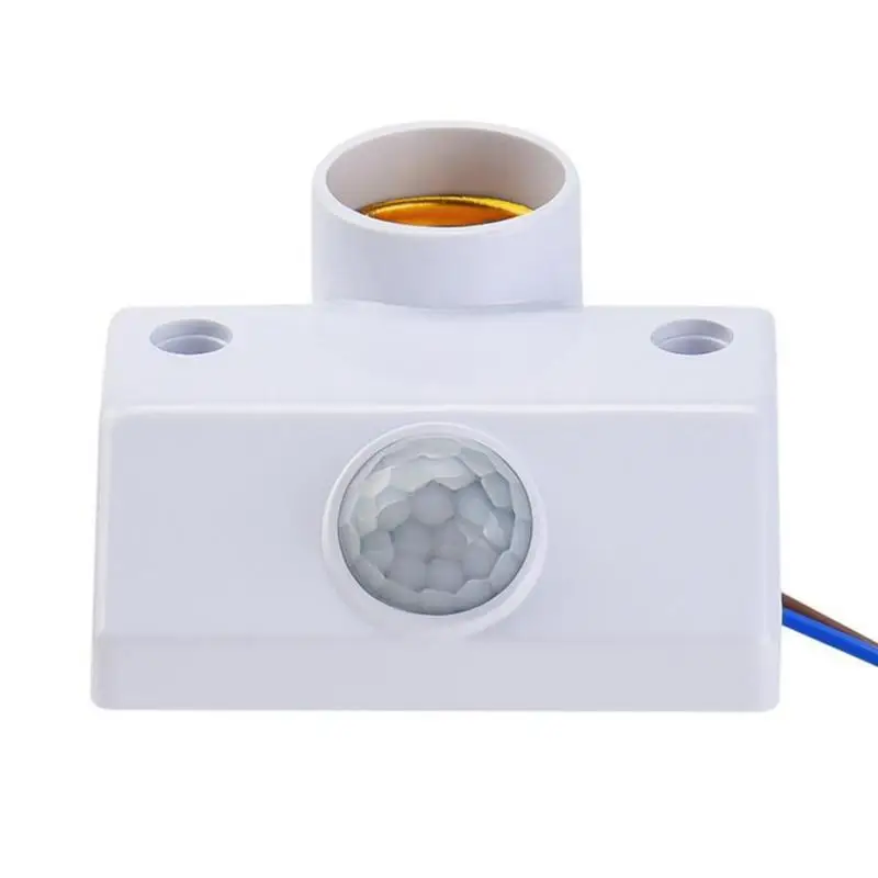 

Human Body Induction E27 Holder With Automatic Body Infrared IR Sensor PIR Motion Detector Adjustable Time Sensitivity