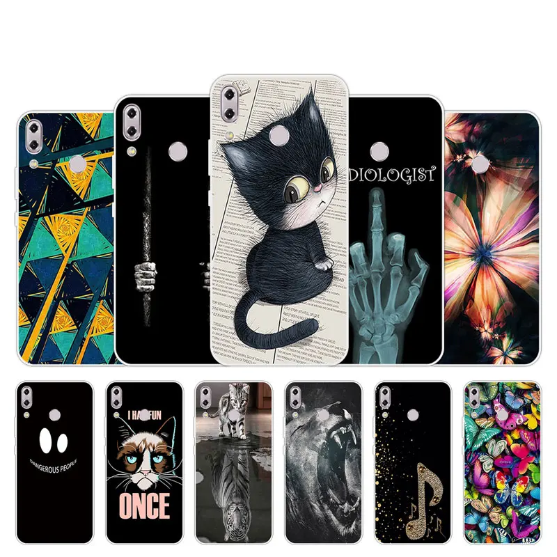 

TPU for Fundas Asus Zenfone 5z ZS620KL Shell Marabou Design 6.2" for Coque Asus Zenfone 5 ZE620KL Slim Soft Silicone Capa