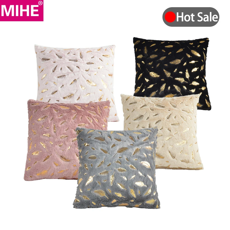 

MIHE Decorative Pillows Case 45x45cm Throw Pillow Case Home Decorative Cushions For Sofa Bed Plush Car Seat Cushion Cover BZT35