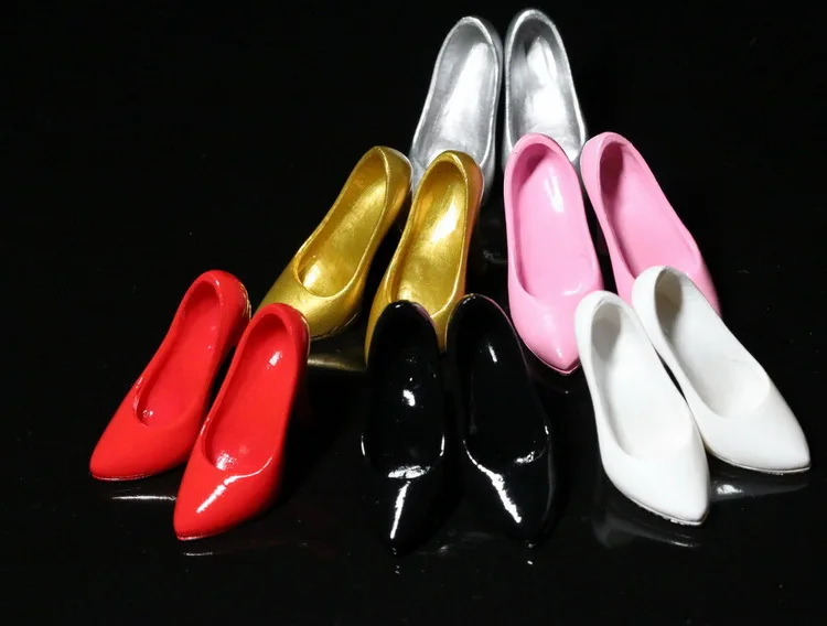 1/6 Scale Figure Doll Shoes Female Highheeled Shoes For 12" Action