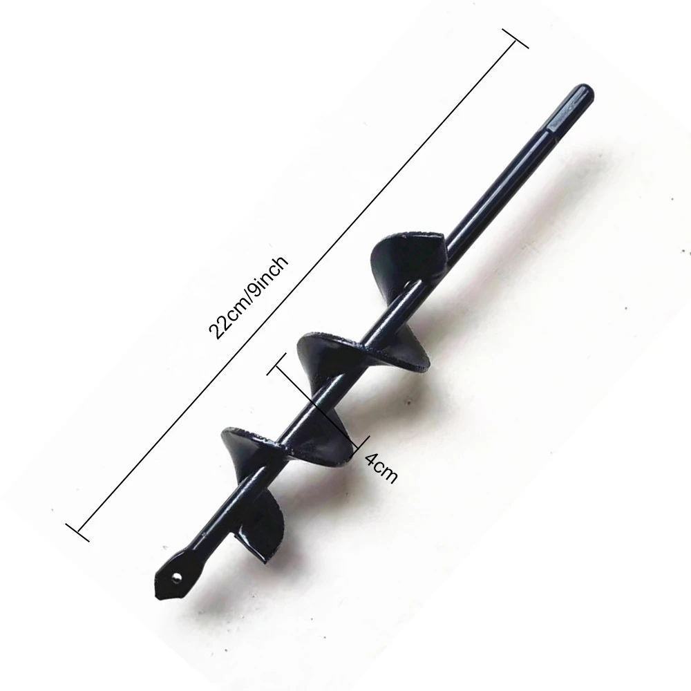 9 /18 Inch Yard Screw Bit  Planting Irrigation Soil Drilling Excavator Speed Planter Woodworking Machinery Parts and Components