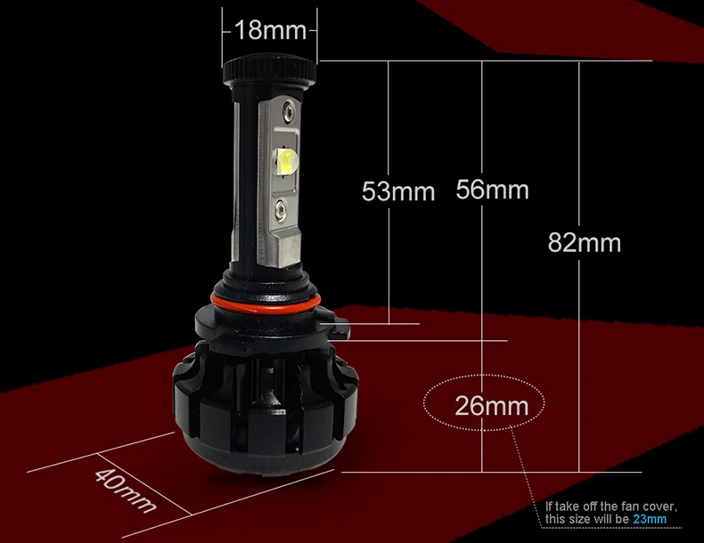 CNSUNNYLIGHT 10000LM Super Bright Car LED Headlight Kit H7 H11 H8 H9 9005 HB3 9006 HB4 9012 Replace Bulb w Anti-Dazzle Beam (8)