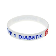 Диабет браслеты медицинские оповещения тип 1 диабет Инсулин зависимый силиконовый браслет с надписью «Nurse» и браслет