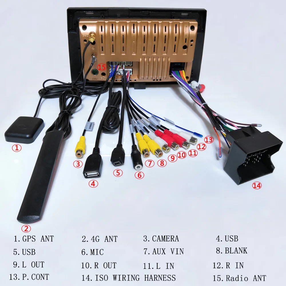 Excellent Funrover 2 din Android 9.0 Car DVD Multimedia Player GPS stereo navi For focus 2 2004-2011 video auto radio navigation DSP 23