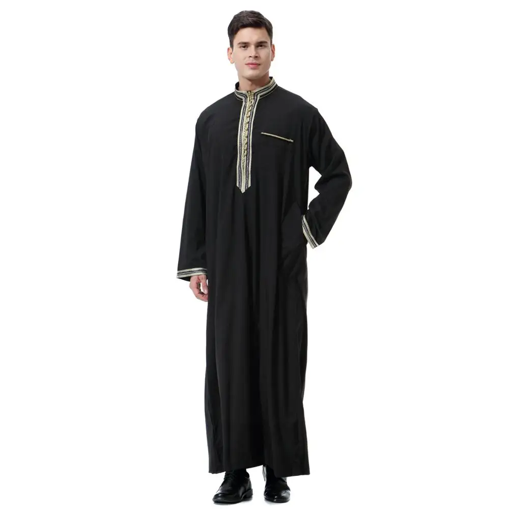 Мусульманский халат Thawb в арабском стиле мусульманское платье кафтан