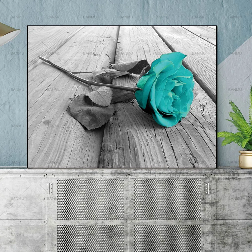 

Canvas Painting Wall Art Pictures Wall poster decoration for living room no frame prints beautiful rose on canvas home decor