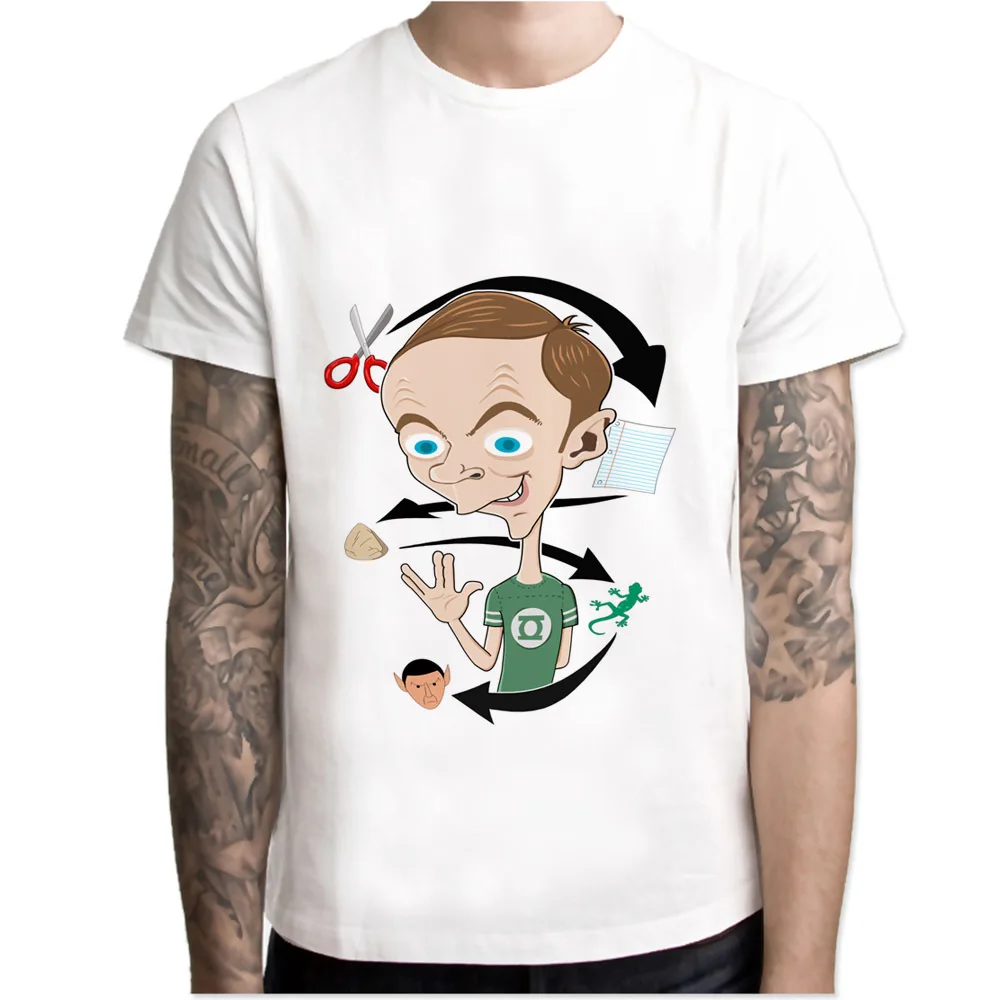 The Big Bang Theory Sheldon T Shirts Men Personalized Custom Tee 2017