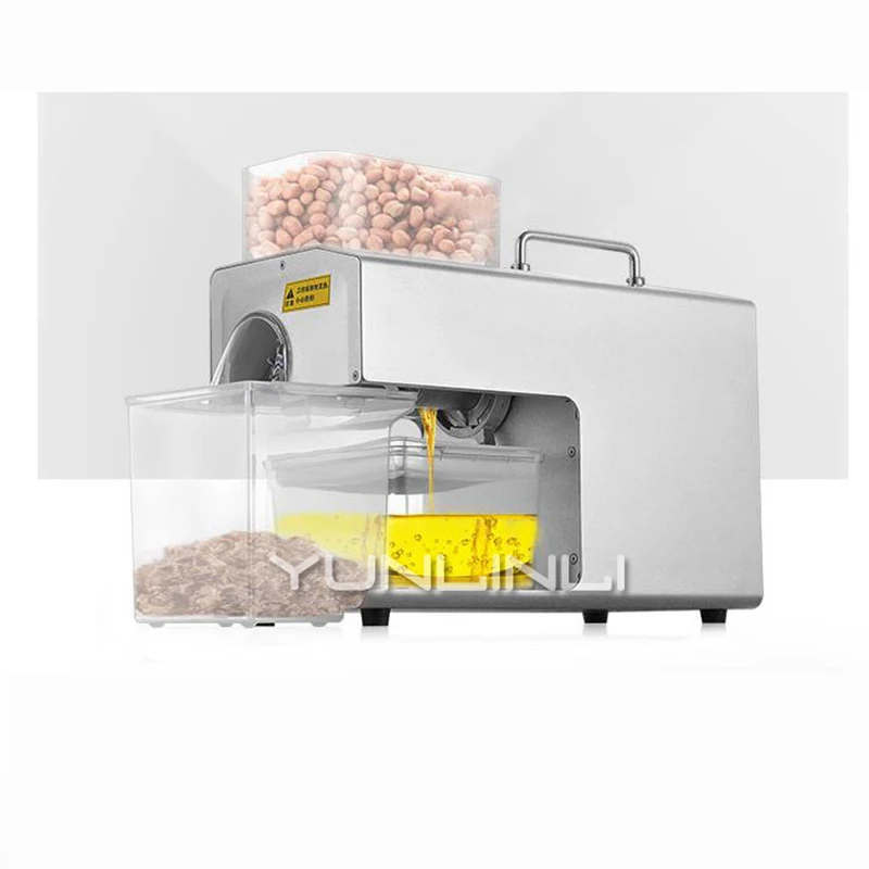 

YUNLINLI Oil Press Machine 220V Household Small Oil Presser Multifunction Oil Pressing FTT-013