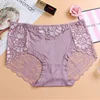 Sous-vêtements Sexy en dentelle ajourée pour femmes, culotte en pur coton, Lingerie Tanga, 2 pièces/lot ► Photo 3/6