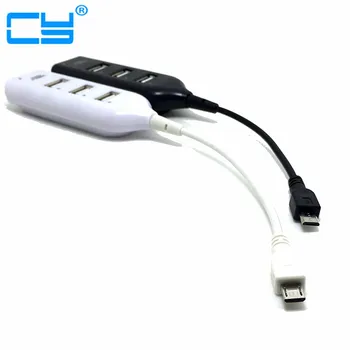 

Latest product Micro USB Male to USB 4 Female Host OTG Cable USB Adapter for Mobile Phone Pad