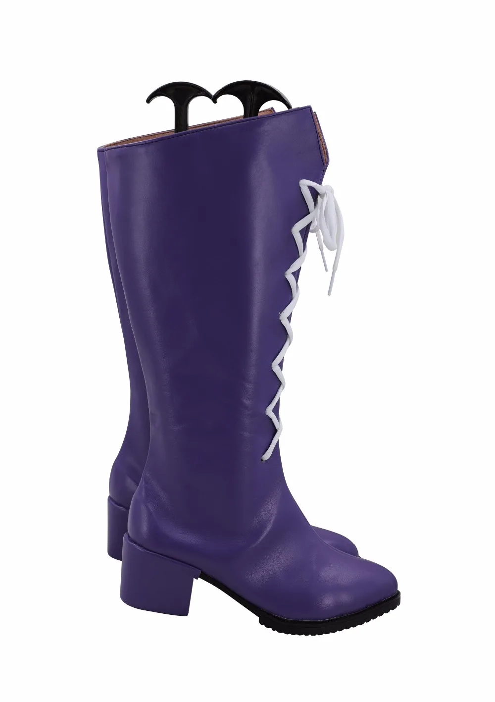 Sailor Moon Sailor Saturn Cosplay Boots Purple Shoes Costume Made (5)