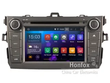 Android 4.4.4 Headunit for Toyota Corolla 2007-2012 with Capactive HD 1024X600 Screen Navigation DVD GPS DVR WIFI Mirror link
