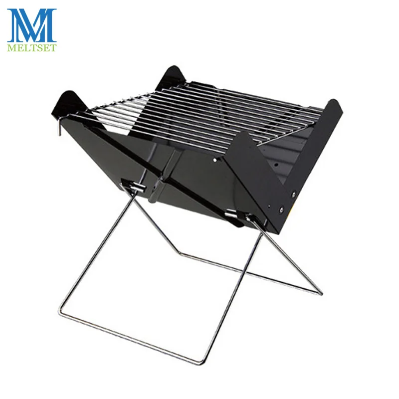 

Portable Folding Charcoal BBQ Grill Detachable Barbecue Grill for Outdoor Easy to Assemble