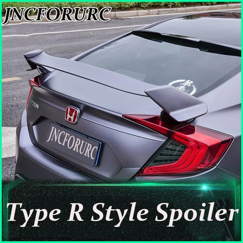 ﻿Buy JNCFORURC Rear Wing Trunk Spoiler For Honda Civic 2016 17 18 Type