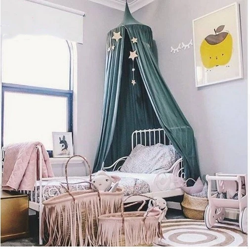 Baby Bed Curtain Children Room Decoration Crib Netting Baby Tent Cotton Hung Dome Baby Mosquito Net Photography Props Baby Bed Curtain Children Room Decoration Crib Netting Baby Tent Cotton Hung Dome Baby Mosquito Net Photography Props